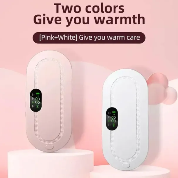 USB menstruációs méh melegítő öv nőknek hasi fájdalomcsillapításhoz 5 sebességes elektromos fűtőpad vibrációs has derék masszírozó_voghion.com