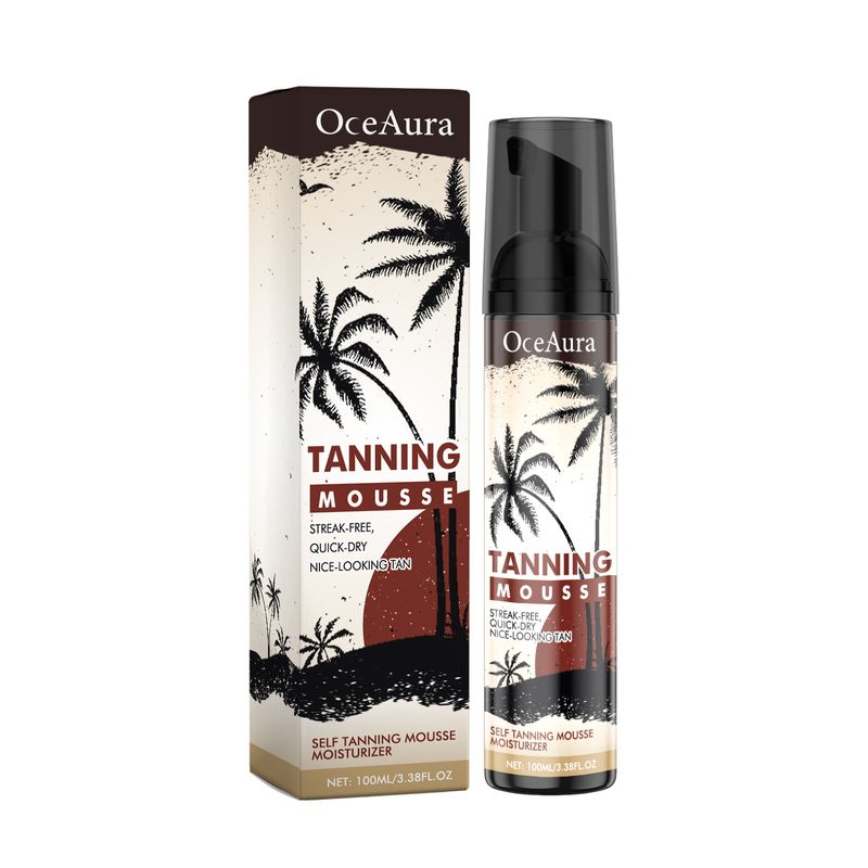 OCEAURA body darkening mousse spray to help dry wheat skin in summer_voghion.com