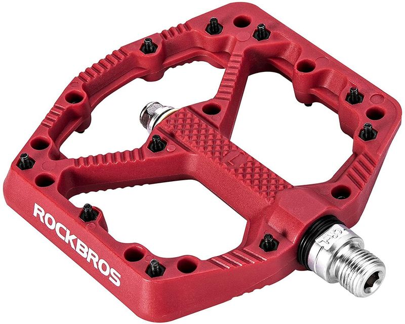 ROCKBROS Fahrradpedale, geeignet für Mountainbikes und Rennräder, mit 9/16" Größe und 3 abgedichteten Lagern_voghion.com
