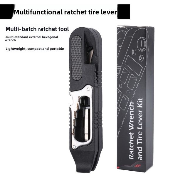 BLOOKE Bicycle Repair Box Ratchet Socket Wrench Tire Lever Pump Multi-Function Tool Kit_voghion.com