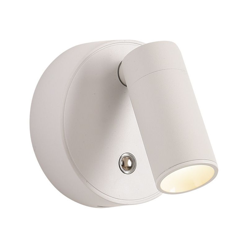 USB Rechargeable Bedside Reading Lamp - Wireless Magnetic Wall Light, No Wiring/No Drilling Installation, Dimmable Touch Control_voghion.com