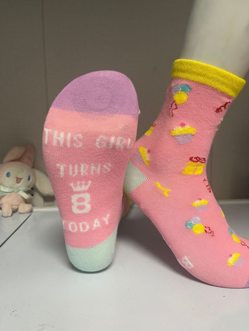 2025d IF YOU CAN READ THIS Jacquard Socks With Alphabet On The Sole_voghion.com