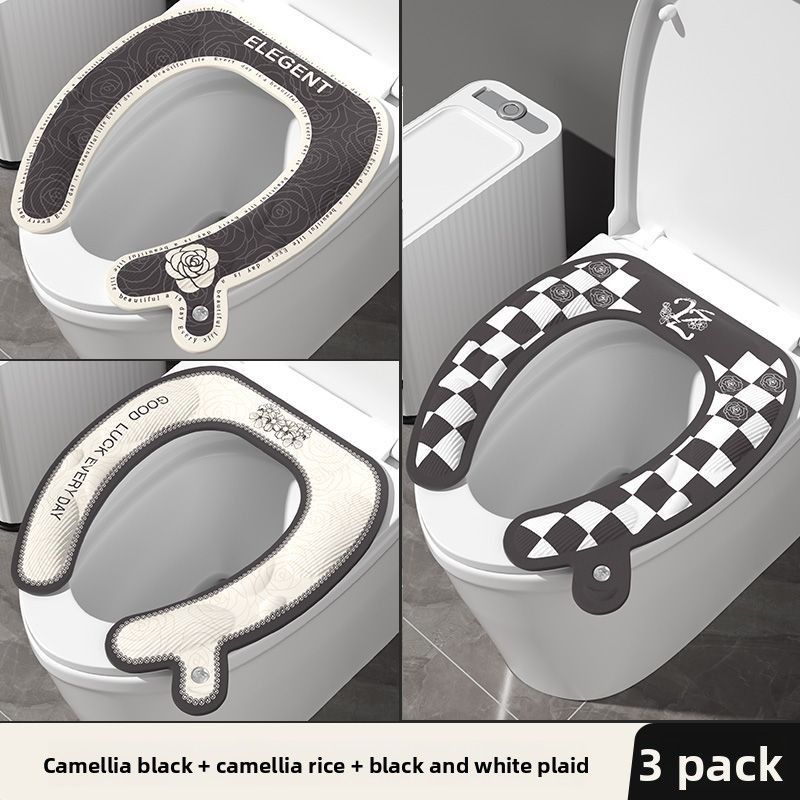 Aromatherapy Cushion, All-Season Waterproof Cover, Luxury Style Toilet Seat Pad_voghion.com