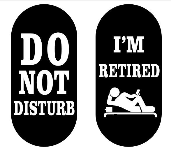 Unisex-Socken NICHT STÖREN, ICH BIN IM RUHESTAND_voghion.com