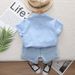2024 New Children's Clothing Summer Baby 0-5 Year Old Cartoon Short sleeved Shirt Shorts Two piece Set_voghion.com