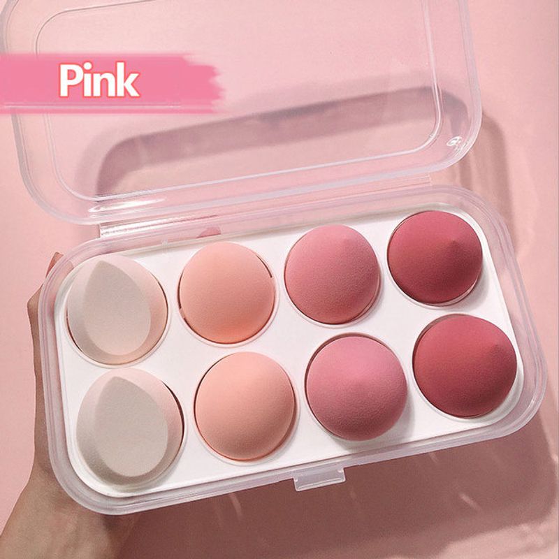 8 pezzi Beauty Blender da donna, spugna per fondotinta in polvere, set di strumenti per il trucco_voghion.com