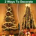 Christmas Ribbon Fairy Light Christmas Decoration DIY Bows String Light Tree Ornaments For Home 2025 Xmas Decor New Year Navidad_voghion.com