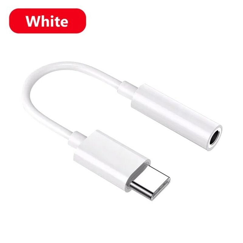 2 In 1 Usb Type C To 3.5mm Aux Adapter Headphone Adapter Usb-C Jack Audio Cable For HTC LG Motorola For Xiaomi Redmi Huawei_voghion.com