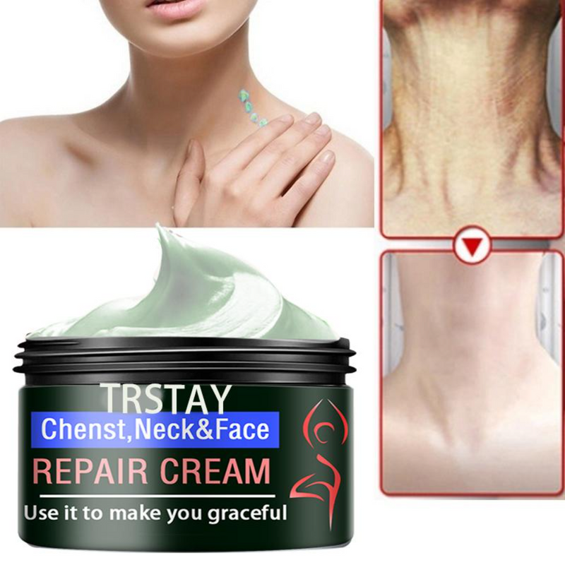 Anti-Falten-Halsstraffungscreme, Anti-Falten-Aufhellungscreme für glatte Haut und Anti-Aging-Effekt_voghion.com