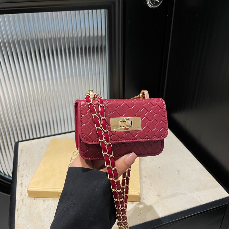 Mini borsa a tracolla singola compatta e squisita con catena, quadrata, super popolare alla moda del 2025, da donna_voghion.com