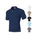 Herren Poloshirt, Sommer, einfarbig, kurzärmelig, Polyester, kleines quadratisches Revers_voghion.com