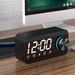 Alarm Clock Sound Dual Alarm Clock Display Speaker FM Radio Call Function Stereo_voghion.com