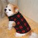 Fleecepullover, weiche Winterkleidung für Hunde mit Leinenring, warme karierte Jacke für Hunde, Pullover, Hundekleidung, Jacken von PawParty Store_voghion.com