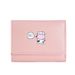 New Fresh Cute Printed Dairy Cattle Tri-Fold Snap Wallet Women's Short Wallet_voghion.com