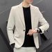 New Trendy Men's Top Handsome Loose Suit Coat Men's Spring and Autumn Versatile Casual Suit_voghion.com
