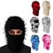 New Knitted Warmth Mask Head Cover Personalized Camo Jacquard Single Hole Headband Plush Ski Windproof Hat_voghion.com