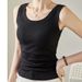 Women's Clothing New Loose And Comfortable Threaded Vest For Women In Spring Summer And Autumn Simple Commuting T Shirt With Sports Sleeveless Top_voghion.com