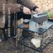 ISE MOUNT Outdoor Split Stove Head Gas Tank Stainless Steel Portable Tableside Storage Hook Camping Accessories_voghion.com