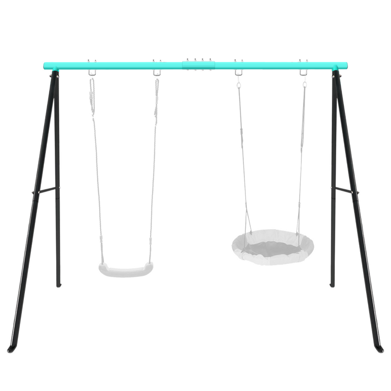 Porch Swing Frame 2 Seat, 440lbs Weight Capacity Swing Stand, Heavy Duty A-Frame Swing, Swing Stand Frame for Yoga Hammock Saucer Baby Porch Swing, Sw_voghion.com