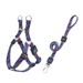 Neu Leine Set Wärme Transfer Muster Multi-Farbe Hund Brust Harness_voghion.com