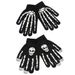 Winter Halloween Skull Claw Pattern Luminous Knitted Touch Screen Gloves Night Glow Performance Props Gloves_voghion.com