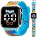 Blippi LED Watch Interactive Teaching Tool With Fun LED Lights Durable Blue Strap Educational Screen Time_voghion.com