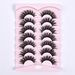 Wimpern Set 7 Paar Wimpern Simulation Schlanke Natürliche Locken Dicke Wimpern Falsche Wimpern_voghion.com