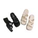 Plateau-Sandalen für Damen – Klobige weiße Sandalen mit Absatz (Sommer-Flip-Flops & bequeme Strandschuhe)_voghion.com