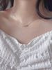 Sterling Necklace Niche Simple Broken Silver Minimalist Clavicle Chain Personality Versatile Korean Version Light Luxury_voghion.com