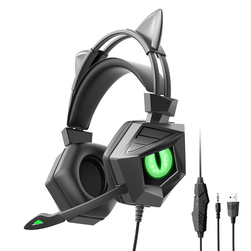 Brand private wired gaming computers, mobile phones, earphones, head worn esports earphones_voghion.com
