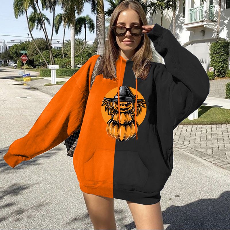 Abbigliamento donna 30 felpe versatili larghe stampate natalizie in un unico pezzo spedizione diretta_voghion.com
