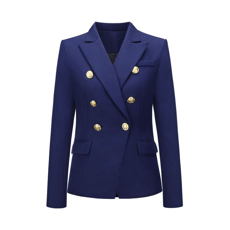 Nuovo mini abito a griglia Thousand Bird da donna, autunno e inverno, giacca doppiopetto corta alla moda_voghion.com