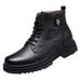 Herren-Baumwollschuhe, warme, hochgeschnittene Martin-Stiefel aus Samt, Schneestiefel, lässige Herren-Lederstiefel_voghion.com