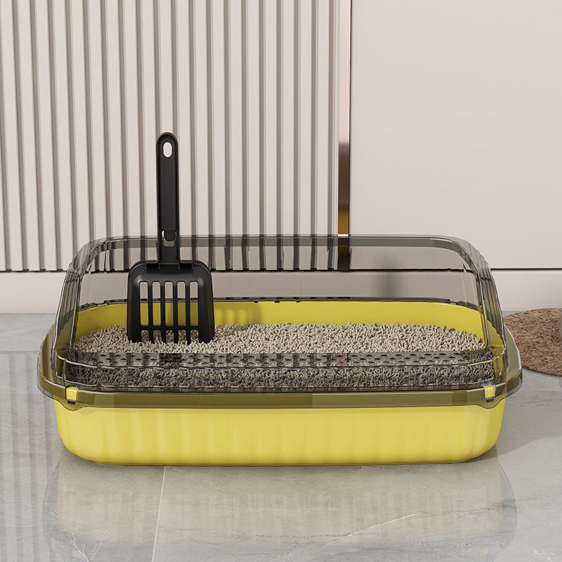 for Kittens Small Size Milk Kitten Special Semi-Enclosed Shallow Mouth Low Entry Litter Box Cat Toilet_voghion.com
