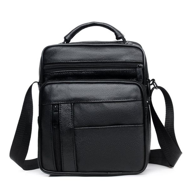 Neue männer Weiche Leder Schulter Messenger Business Umhängetasche Casual Männliche Hand Tote Hohe Qualität Kleine Travel345_voghion.com