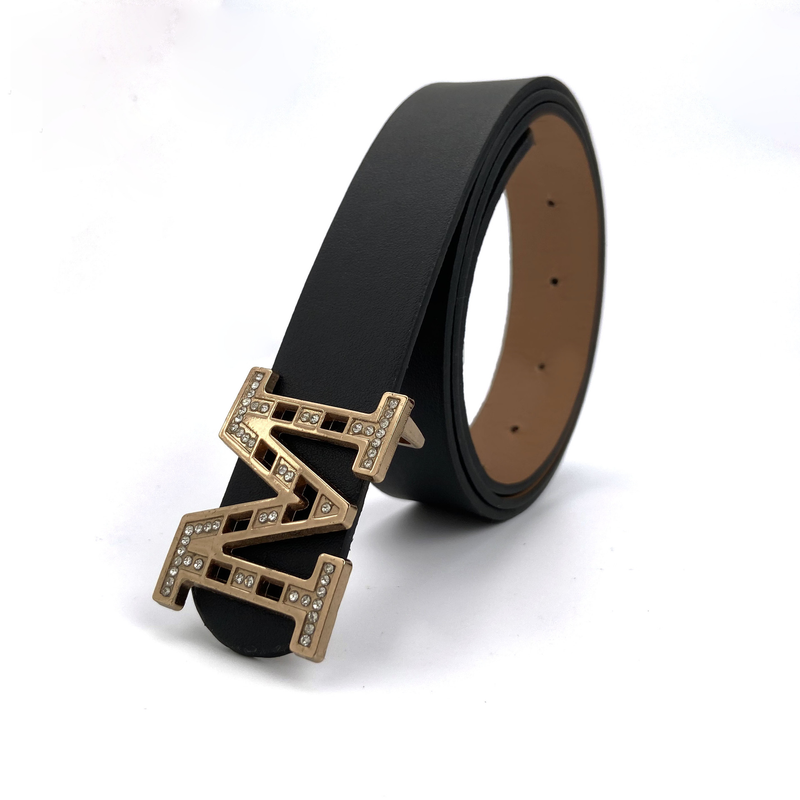 Damen-Diamantgürtel, stilvoller, diamantbesetzter Gürtel_voghion.com