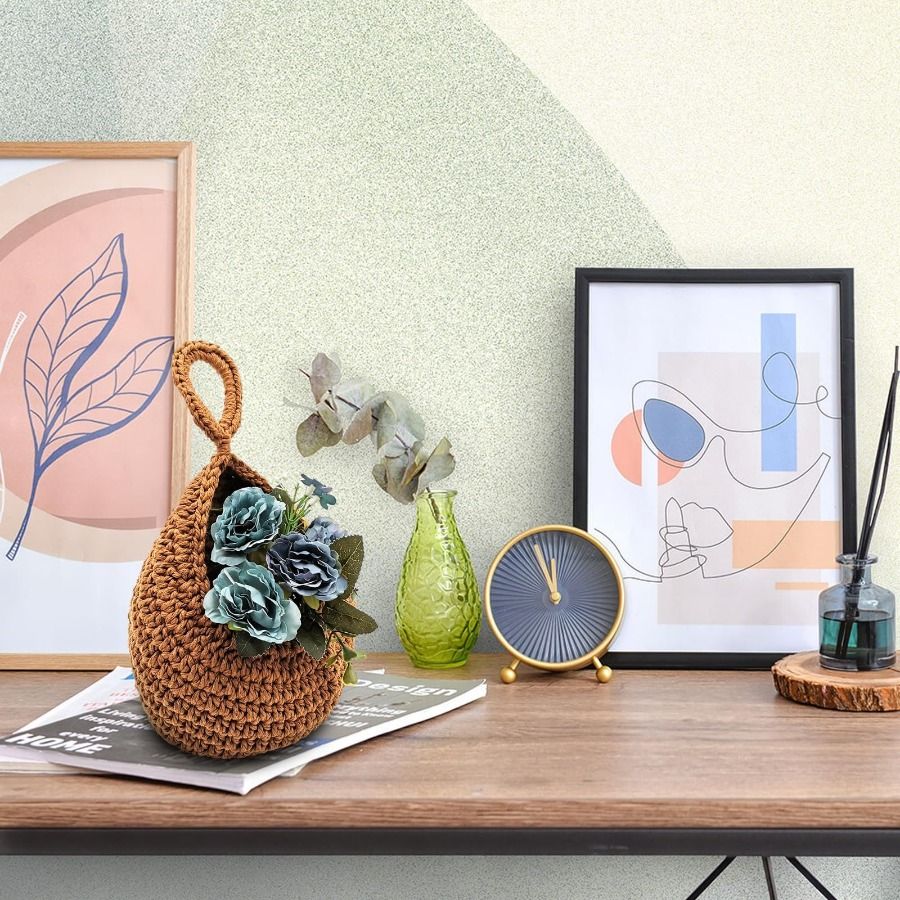 Adatto per la conservazione a goccia di frutta, cucina, cibo, Xemussa, cestino per verdure, cesto per frutta, intrecciato, montato a parete, 1 pezzo_voghion.com