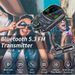 Upgrade des Bluetooth-FM-Transmitters fürs Auto, kabelloses Bluetooth 5.3-Schnellladegerät-Adapter-Kit fürs Auto, unterstützt AUX-Out-U-Disk/TF-Karte_voghion.com