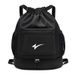 Drawstring Backpack, Large Capacity Fitness Drawstring, Basketball Pocket, Lightweight Travel, Swimming Storage Bag, Dry Wet Separation_voghion.com