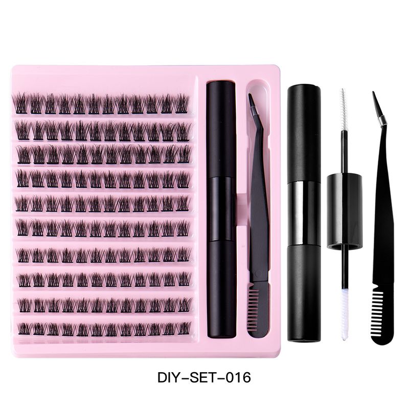 Individual False Eyelashes Natural Cluster Segmented Lashes | With Glue Tweezers | Dense Cluster Fake Eyelashes For Lash Extension_voghion.com