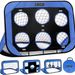4-In-1 Portable Soccer Goal For Kids - Foldable Training Net With Detachable Frame & Carry Bag_voghion.com