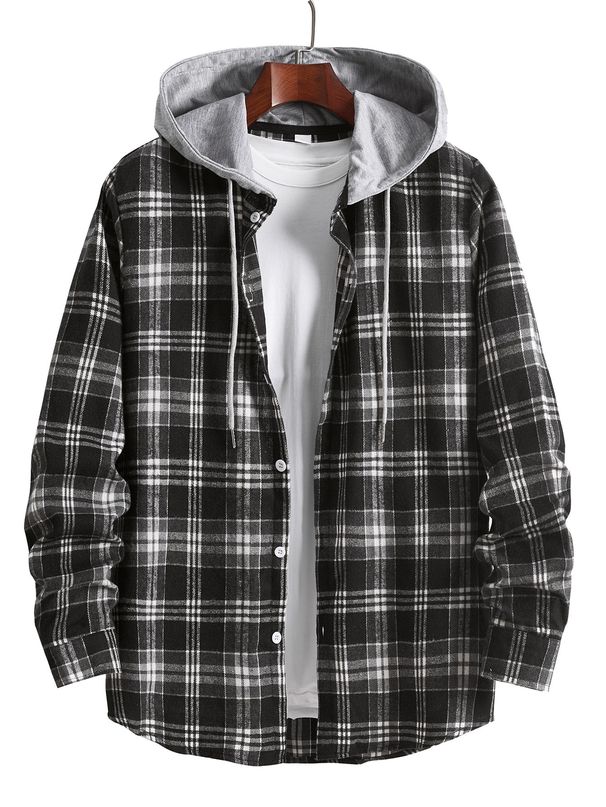 Men's Hat Jumpsuit Lapel Print Printed Shirt Men's Shirt_voghion.com