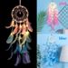 Mode LED Handwerk Beleuchtung Traumfänger Feder Traumfänger Mädchen Zimmer Glocke Schlafzimmer Romantische Hängende Dekoration Ornament Wolf Traumfänger_voghion.com