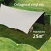 Tente de camping épaisse en forme de papillon, imperméable, pare-soleil, parapluie, revêtement noir_voghion.com