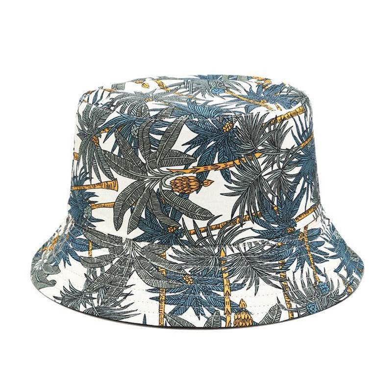 Hot Sale Herr Svart hink Sol Dubbelsidig Panama Kamouflage Bob Man Vandring Klättring Fiskare Hip Hop Keps Bomull Hane Fiske_voghion.com
