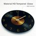 Wanduhren Retro CD-Aufzeichnung Vinyl Home Wohnzimmer Kreative Dekoration Gehärtetes Glas Uhr_voghion.com