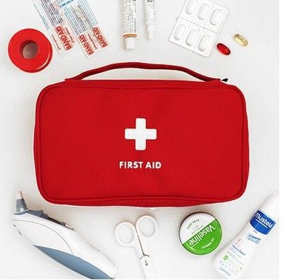 Fashionable and Minimalist Travel Portable Medical Bag First Aid Kit Medicine Sorting and Classification Storage Bag Large Size_voghion.com