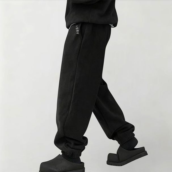 Freizeithose mit Fleecefutter für Herren – Winterhose mit geradem Bein für alltäglichen Komfort und Stil (mehrere Farben und Größen)_voghion.com