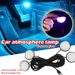 1 set di luci ambientali a LED per auto, per interni auto, decorative, con quattro lampade notturne MYY_voghion.com