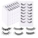 European And American Hot-Selling 7 Pairs Natural Synthetic False Realistic Curl Long Eyelashes In Stock_voghion.com